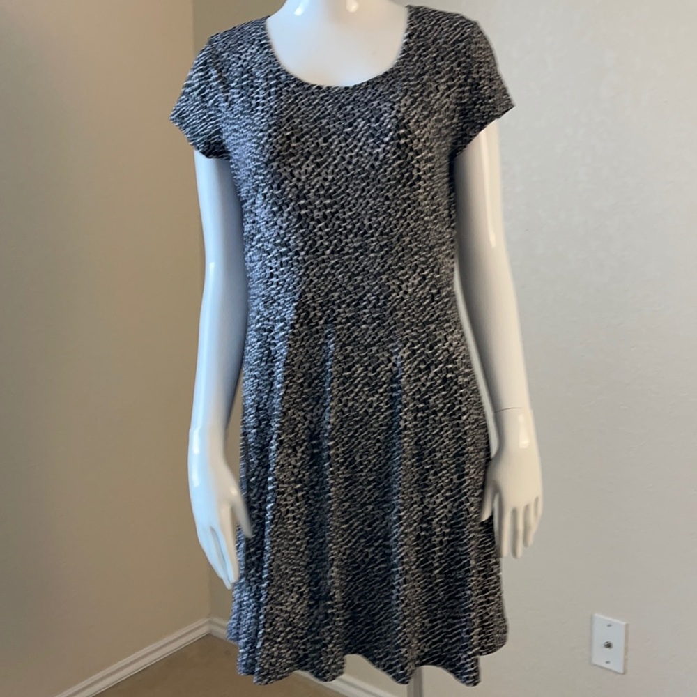 Michael Michael Kors Black White Back zip Dress L